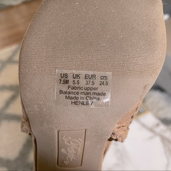 Fergie Peep Toe Block Heels - Picture 11 of 12